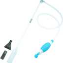 Aquarium Water Changer with Silicone Hose (5.1ft), Fish Tank Siphon Vacuum Cleaner Accessories for Gravel & Sand Cleaning