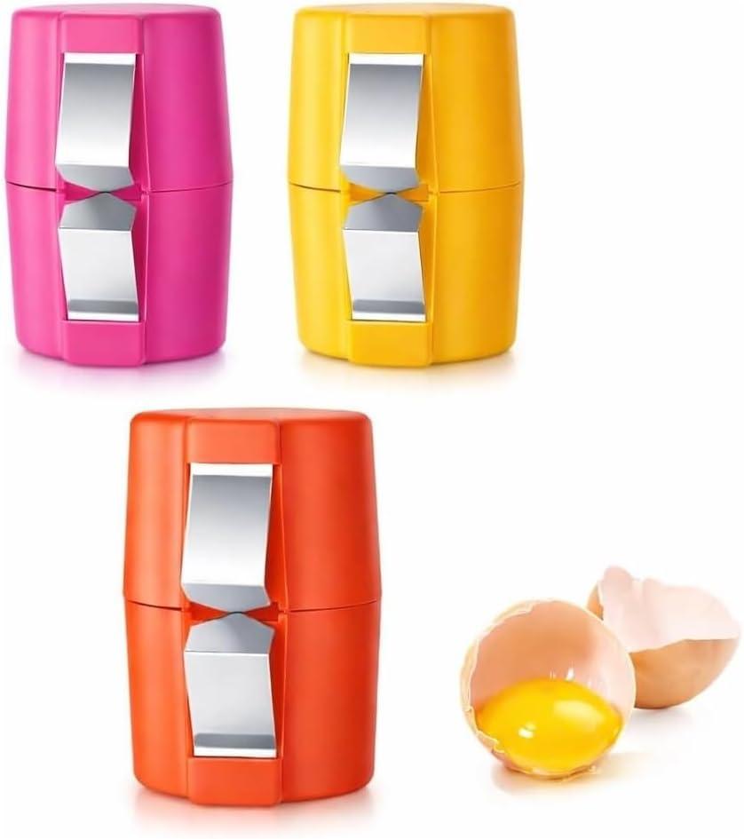 3 x 3Pcs Egg Separator & Shell Opener Creative Manual Egg Cracker Tool for Raw Eggs New 2026