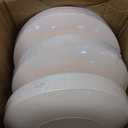 Tulip Organic Pink/White Combo Plates, 7.5 & 10 Inch, Case of 128 (4 packs x 32)