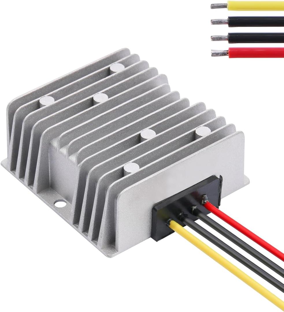 DC 5V Boost to 12V 5A 60W Power Converter, Step Up Converter for Solar Panels, Golf Cart and Other Vehicles