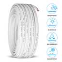 8 Gauge Marine Wire 8 AWG 30ft Duplex Marine Grade Wire Tinned Copper Heavy Duty Sheathed Cable for Boat/Automotive/RV/Camper/Trailer