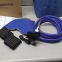 Cold Therapy Machine - Programmable Ice Machine for Knee After Surgery, Portable Ice Therapy Machine with Quiet Pump, Knee Replacement Recovery System, Cryotherapy Pain Relief w/Compression Pad (Blue)