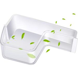 DA97-12651A Refrigerator Door Shelf Bin (Upper Left) Compatible with Samsung RF263TEAE, RF263BEAE, RF265BEAESG, RF265BEAESR, Replaces Part number : 3377722 AP5623093 PS4176654 EAP4176654