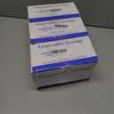 3 x 3ml/cc Syringe with 23 Gauge 1 Inch Lab Disposable Luer Lock Syringe, Pack of 20