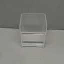 1 Pcs Adjustable Label Dispenser 3 Disks Sticker Roll Holder Sticker Dispenser Label Roll Holder Acrylic Tape Organizer Stand for Office Home Desktop(Transparent)