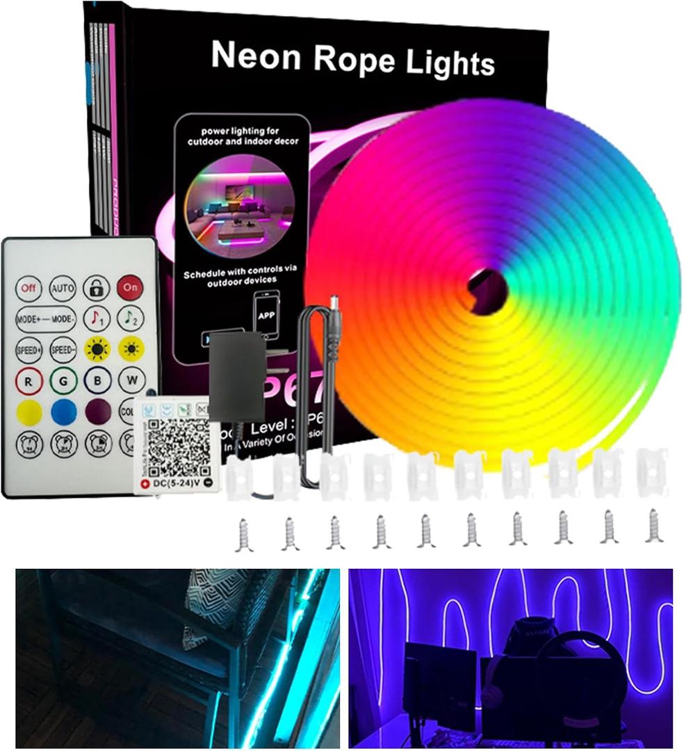 Strip Light: Light Room Decoration Lights, Color Color Corner Sound Activated Smart Lighting Fixtures For Bedrooms Gardens Patios Balconies Bedroom