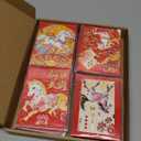 Fumete 204 Pcs Chinese Red Envelopes 2026 Year of the Horse Red Packets Lunar Chinese New Year Hong Bao Lucky Money Cash Envelopes for Spring Festival 34 Styles 4.5 x 3.2 Inch(Colorful)