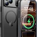 SPORTLINK Magnetic for iPhone 17 Pro Max Case - IP68 Waterproof Full Body Heavy Duty Military Shockproof Dropproof 360 Sealed Rugged Cover for i Phone 17 Pro Max 6.9 Inch Black Compatible with Magsafe