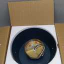 Ceiling Light Fixture, Hallway Ceiling Light with Gold Plate and Matte Black Shade, Modern Simple Style Porch Light Fixtures Semi Flush Mount (Blue)