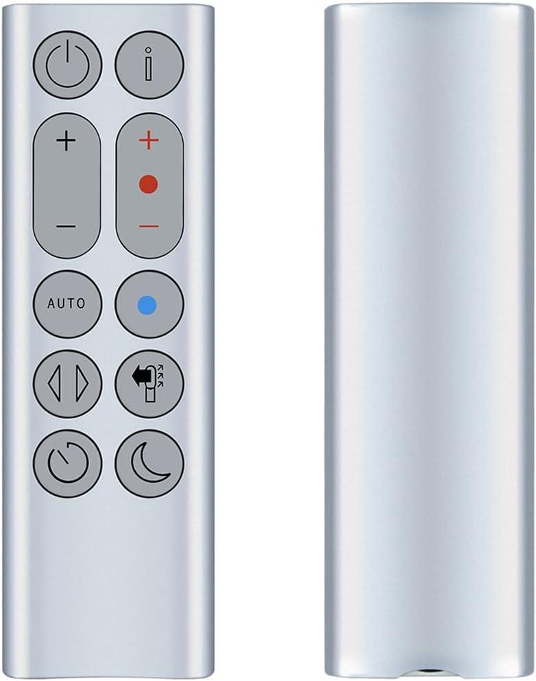 Replacement HP04 HP05 HP07 HP09 HP4A Fan Remote Control for Dyson Pure Hot + Cool Heater Fan Air Purifying/Heater - No MagneticColor: Silver