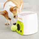 Automatic Interactive Tennis Machine Dog Feeder Ball Launcher Dog Toy Ball Thrower Enrichment Toys for Dogs. Interactive Puppy for Small and Medium Size Dogs, 3 Balls Included (2 inch)