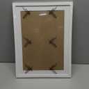 Engineered Wood 12x16 Frame White, Display Picture 10x14 with Mat or 12 x 16 Without Mat, Picture Frame with Wood-grain for Diamond Art Painting 30x40cm - 1 Pack