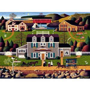 Buffalo Games - Charles Wysocki - Moonmeadow Cove - 1000 Piece Jigsaw Puzzle for Adults -Challenging Puzzle Perfect for Game Nights - Finished Size is 26.75 x 19.75