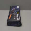 Realistic M416 Rifle Toy Set, Semi-Auto Sniper Foam Blaster, Electric Toy Gun with LED, Scope, Sight, Flashlight, 3 Magazines & 100 Soft Bullets for Nerf Guns Darts, Festival Gift for 8-12 Ages Kids