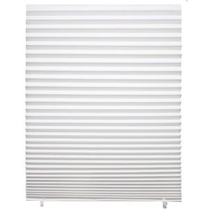 Changshade 6-Pack Pleated Paper Temporary Shades Light Filtering Cut to Size Temporary Paper Blinds for Indoor Windows of Office, Bedroom, Bathroom, Living Room, 48" W x 72" H, White, 48" X 72"-6pc
