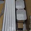 JoyBHole Pegboard Combination Kit with Shelf and Hooks No Punching for Garage Kitchen Living Room Bathroom Office,Pegboard Wall Organizer (White, 33" x 22")