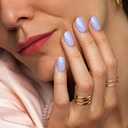 MOYOU LONDON Semi Cured Gel Nail Strips - 20 Pcs. Waterproof Gel Nail Wraps, Cures in Sunlight or UV/LED Lamp, Lasts Up to 2+ Weeks, Stretchable, Easy to Apply & Remove, Vegan & Cruelty-Free
