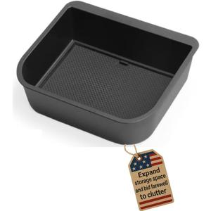 Center Console Cool Box Organizer Insert Tray for Toyota Land Cruiser Prado 250 & Lexus GX 550 20242025  Black ABS Armrest Storage Box Accessory (Only Fits Cool Box)