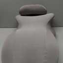 MYFAMIREA Memory Foam Ergonomic Wedge Pillow for Adults - Prone Pillow for Bed Sleeping, Reading, Memory Foam Ergonomic Cushion for Back Support, Sitting Up and Back Pain, with Removable Cover (Gray) (Grey)