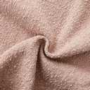Foindtower Decorative Textured Boucle Throw Pillow Covers Accent Solid Pillow Cases Neutral Soft Cozy Couch Cushion Case for Chair Sofa Bedroom Living Room Home Decor 26x26 Inch,1PC,Light Pink