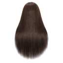 FUGUIRENHAIR 30 Inch 80% Human Hair Mannequin Head Styling Training Manikin Cosmetology Doll Head with Stand