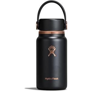 Hydro Flask Micro Bottle - Insulated Mini Leak Proof Flask for Purse or Pocket in 6.7 Oz Black Arc