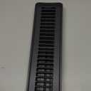 Kompell Aire Heavy Duty Steel Floor Vent with Beautiful Black Matte Finish. Fits in 2 x 12duct Opening. Overall Dimension is 3.75 in Wide x 13.75 in Long. 