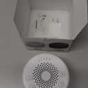 Sound Machine Easysleep White Noise Machine with 25 Soothing Sounds and Night Lights with Memory Function 32 Levels of Volume and 5 Sleep Timer Powered by AC or USB for Sleeping Relaxation (White)