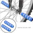 Bike Pegs 2Pcs Aluminum Alloy Anti-Skid Lead Foot Bicycle Pegs 3/8 inch Axles