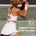 2 Pack Wrist Brace for Women, Adjustable Fits Both Right & Left Hands for Night Support Tendonitis Carpal Tunnel Arthritis Lifting Arthritis Tennis Sprained Typing Sports, Pink