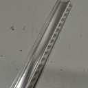 32" Chrome Framed Shower Door Replacement Drip Rail with Shower Door Bottom Sweep, Applied Mounting Tape and Screws