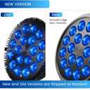 LED Aquarium Blue Light Blub, 18W (36W Equivalent) LED Plant Grow Light Bulb with 450-460nm Blue LEDs for Indoor Plants Veg and Aquarium Plants Growing