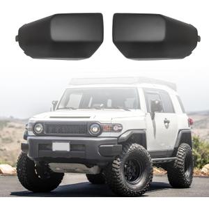 GXARTS 2PCS Black Front Bumper Corner 52422-35060 52423-35050 Compatible with Toyota FJ Cruiser 2007-2014 Front Corner Bumper End Caps Kits