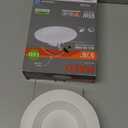 HALO LT56 Integrated LED Recessed Ceiling Light Retrofit Trim, 3000K, White, 5 in. and 6 in.