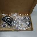 75 Pieces Cake Balls Topper Decorations Foam Cupcake Topper Mini Balloon Cake Topper Balls Cake Picks for Cake Deco Birthday Party WeddingBlack, Gold. Silver, White