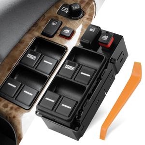 Power Window Control Switch Driver Side Compatible with 20032007 Honda Accord LX Sedan 4-Door Window Switch Replace#35750SDAH12 35750-SDA-H12 35754SDA306 35754SDA307