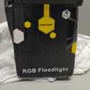 MEIKEE 35W RGBW LED Flood Lights, 3500LM RGB Color Changing Flood Security Lights, 350W Equivalent IP66 Waterproof Dimmable Wall Floodlights Christmas Halloween Decoration Outdoor Lighting (4 Pack)