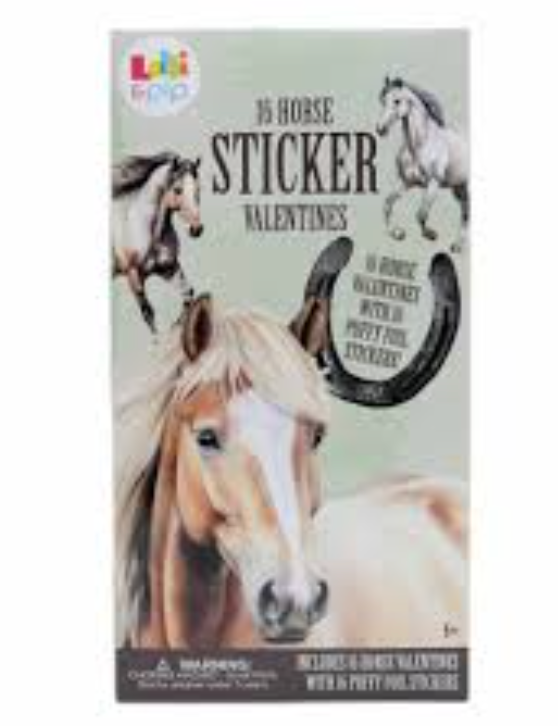 Lolli & Pip™ Horses Sticker Valentines Day Cards
  2 Pack
