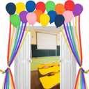 AmazingSpark 3D Balloon Paper Classroom Door Decor Balloon Theme Back to School Cutouts Wall Door Decorations for First Day of School Kindergarten Preschool Classroom Party Supplies