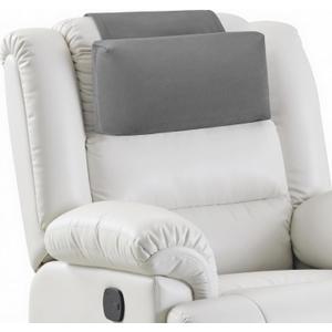 Neck Pillow for Recliner Chair, 14" Adjustable Recliner Pillow for Headrest, Soft Velvet Non-Slip Head Pillow for Recliner, Couch, Chair, Sofa (Grey)