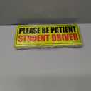 10 x Student Driver Magnet for Car - Upgraded Please Be Patient Student Driver Vehicle Bumper Magnetic Sticker, Stronger Magnetic New Student Driver Safety Warning Reflective Signs for Beginner, Set of 3