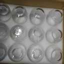FAWLES Stemless Wine Glasses Set of 12, 15 Ounce Smooth Rim Standard Wine Glass Tumbler for Red, White Wine, Dishwasher Safe, 12 Count
