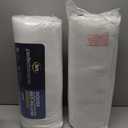Serta Hotel Collection Pillows White Goose Feather Down Fiber Gusseted 100% Cotton, Queen Size Set of 2, 2 Count