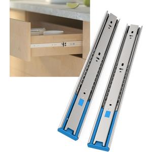 22 Inch 10 Pairs Soft Close Drawer Slides Full Extension Side Mount 100 LB Capacity Ball Bearing Sliding Heavy Duty Dresser Cabinet Rails