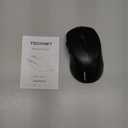 TECKNET Bluetooth Mouse, 4000DPI Wireless Mice for Laptop 2-in-1(BT 5.0/3.0+2.4Ghz) Computer Portable PC Mouse Wireless with USB Receiver for Mac (USB-A+Bluetooth, Black)