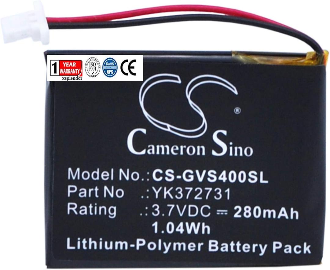 XPS Replacement Battery for Golf Buddy DSC-GB750 DSC-GB900 Voice 2 Voice GPS Rangefinder Voice Plus VS4 GPS Rangefinder VS4 Voice PN PL482730 YK372731 280mAh