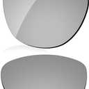 Polarized Lens Replacement for Oakley Fringe OO9124 Sunglass - More Options (Dark Black + Silver Grey)