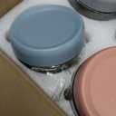 NETANY 6-pack 16 oz Overnight Oats Containers with Lids, Glass jars with Airtight Lids, Wide mouth Mason Salad jars, Glass Food Storage Containers for Snacks Yogurt Spice Sugar