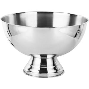 Cooling Bucket, Stainless Steel Champagne Bowl, Heavy Duty Pedestal Base 13.5L Champagne Chiller Bucket, Ice Barrel for Chilling 