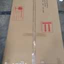 Floor Length Mirror, 76"x34" Arch Full Length Mirror Hanging or Leaning, Body Mirrors with Stand, Arched-Top Wall Mounted Mirrors with Aluminum Frame for Bedroom (Black)